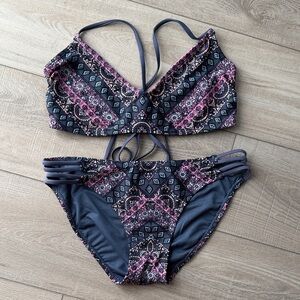 Mosaic Bikini- Blue, Pink- Womens